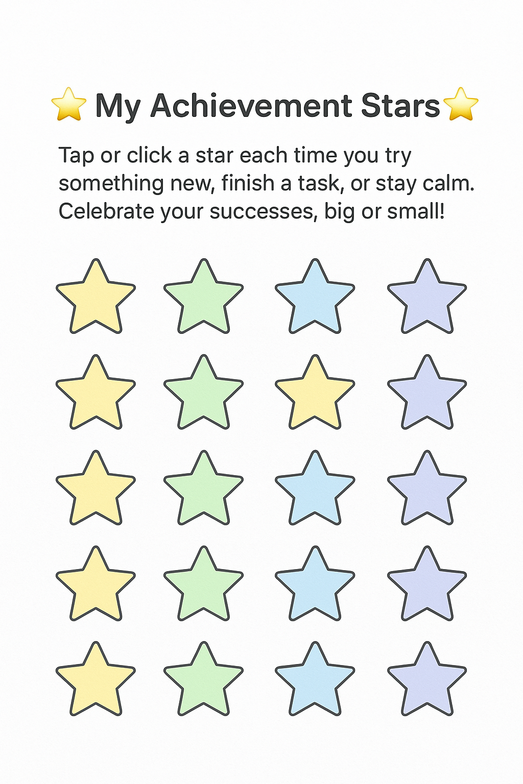 Digital Calming Corner Kit – Printable Posters & Emotion Charts