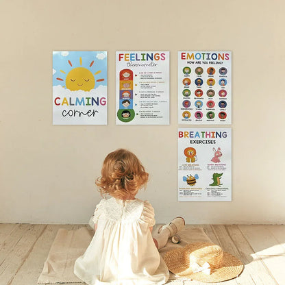 Calming Corner Posters – 12 Pack