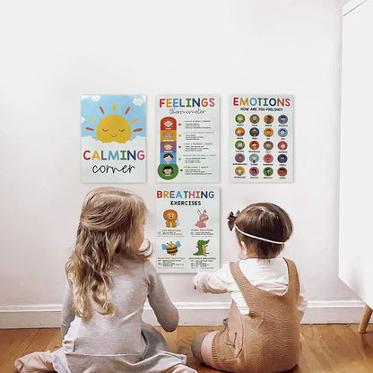 Calming Corner Posters – 12 Pack